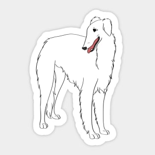 Borzoi Sticker